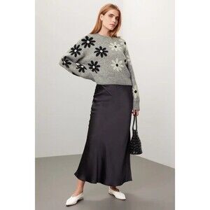 Sandro Maguy Daisy Intarsia Sweater
